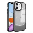 For iPhone 11 Two-color High Transparency Skin Feel TPU Phone Case(Black) - 1