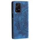 For Honor 200 Lite Totem Embossed Magnetic Leather Phone Case(Blue) - 3