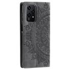 For Honor 200 Lite Totem Embossed Magnetic Leather Phone Case(Grey) - 3