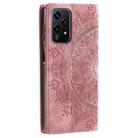 For Honor 200 Lite Totem Embossed Magnetic Leather Phone Case(Rose Gold) - 3