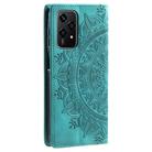 For Honor 200 Lite Totem Embossed Magnetic Leather Phone Case(Green) - 2