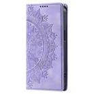 For Honor 200 Lite Totem Embossed Magnetic Leather Phone Case(Purple) - 2
