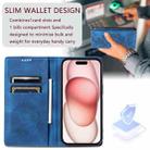 For Honor 400 Lite Totem Embossed Magnetic Leather Phone Case(Blue) - 3