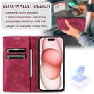 For Honor 400 Lite Totem Embossed Magnetic Leather Phone Case(Red) - 3