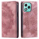 For Honor 400 Lite Totem Embossed Magnetic Leather Phone Case(Rose Gold) - 2