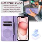 For Honor 400 Lite Totem Embossed Magnetic Leather Phone Case(Purple) - 3