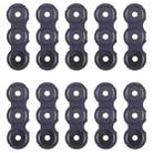 For Samsung Galaxy A05s SM-A057F 10pcs Original Rear Camera Lens Cover(Black) - 1