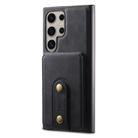 For Samsung Galaxy S24 Ultra 5G Denior D14 NK Retro Pattern MagSafe Magnetic Card Holder Leather Phone Case(Black) - 3