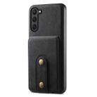 For Samsung Galaxy S23 5G Denior D14 NK Retro Pattern MagSafe Magnetic Card Holder Leather Phone Case(Black) - 3