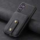 For Samsung Galaxy S23 FE 5G Denior D14 NK Retro Pattern MagSafe Magnetic Card Holder Leather Phone Case(Black) - 2