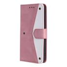 For Motorola Edge 50 Pro Nail Skin Feel Stitching Calf Texture Leather Phone Case(Rose Gold) - 2