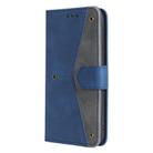 For Motorola Edge 50 Pro Nail Skin Feel Stitching Calf Texture Leather Phone Case(Blue) - 2