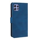 For Motorola Edge 50 Pro Nail Skin Feel Stitching Calf Texture Leather Phone Case(Blue) - 3