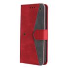 For Motorola Edge 50 Pro Nail Skin Feel Stitching Calf Texture Leather Phone Case(Red) - 2