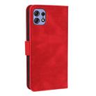 For Motorola Edge 50 Pro Nail Skin Feel Stitching Calf Texture Leather Phone Case(Red) - 3