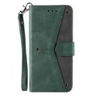 For Motorola Moto G05 Nail Skin Feel Stitching Calf Texture Leather Phone Case(Green) - 2