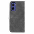 For Motorola Moto G05 Nail Skin Feel Stitching Calf Texture Leather Phone Case(Grey) - 3