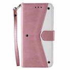 For Motorola Moto G15 Nail Skin Feel Stitching Calf Texture Leather Phone Case(Rose Gold) - 2
