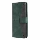 For Motorola Moto G15 Nail Skin Feel Stitching Calf Texture Leather Phone Case(Green) - 2