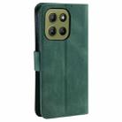 For Motorola Moto G15 Nail Skin Feel Stitching Calf Texture Leather Phone Case(Green) - 3