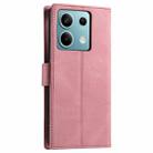 For Motorola Edge 60 Fusion Nail Skin Feel Stitching Calf Texture Leather Phone Case(Rose Gold) - 3