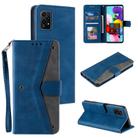 For Honor 200 Lite Nail Skin Feel Stitching Calf Texture Leather Phone Case(Blue) - 1