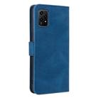 For Honor 200 Lite Nail Skin Feel Stitching Calf Texture Leather Phone Case(Blue) - 3