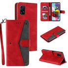 For Honor 200 Lite Nail Skin Feel Stitching Calf Texture Leather Phone Case(Red) - 1