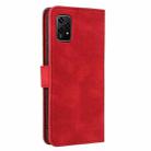 For Honor 200 Lite Nail Skin Feel Stitching Calf Texture Leather Phone Case(Red) - 3