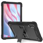 For Honor Pad X9 / X8 Pro Shockproof Silicone Hybrid PC Tablet Case with Holder(Black) - 1