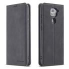 For Xiaomi Redmi Note 9 Forwenw Dream Series Oil Edge Strong Magnetism Horizontal Flip Leather Case with Holder & Card Slots & Wallet & Photo Frame(Black) - 1