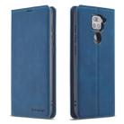 For Xiaomi Redmi Note 9 Forwenw Dream Series Oil Edge Strong Magnetism Horizontal Flip Leather Case with Holder & Card Slots & Wallet & Photo Frame(Blue) - 1