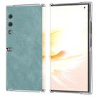 For Honor V Purse PU Leather Transparent Edge Phone Case(Light Blue) - 1