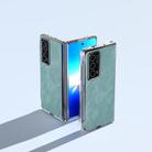 For Honor Magic Vs2 PU Leather Transparent Edge Phone Case(Light Blue) - 2