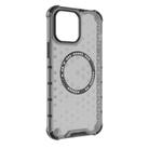 For iPhone 13 Pro Max Honeycomb Magnetic Ring Shockproof Phone Case(Black) - 3