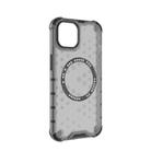 For iPhone 13 Honeycomb Magnetic Ring Shockproof Phone Case(Black) - 3