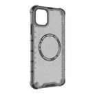 For iPhone 11 Pro Max Honeycomb Magnetic Ring Shockproof Phone Case(Black) - 3