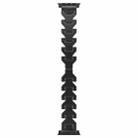 For Apple Watch Series 9 45mm Y Type Pure Titanium Watch Band(Black) - 2