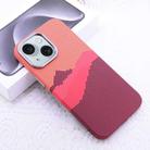 For iPhone 15 Kevlar Carbon Fiber Texture MagSafe Magnetic Phone Case(Orange) - 1