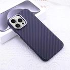 For iPhone 15 Pro Kevlar Carbon Fiber Texture MagSafe Magnetic Phone Case(Black) - 1