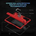 For Samsung Galaxy Z Fold6 5G Shockproof TPU + PC Phone Case with Protective Strap(Red) - 3