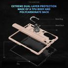 For Samsung Galaxy Z Fold6 5G Shockproof TPU + PC Phone Case with Protective Strap(Apricot) - 3