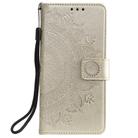 For Honor 200 Lite Totem Flower Embossed Leather Phone Case with Lanyard(Gold) - 2