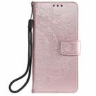 For Honor 400 Lite Totem Flower Embossed Leather Phone Case with Lanyard(Rose Gold) - 2
