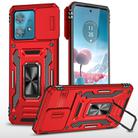 For Motorola Edge 40 Neo Armor PC + TPU Camera Shield Phone Case(Red) - 1