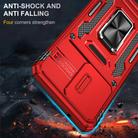 For Motorola Edge 40 Neo Armor PC + TPU Camera Shield Phone Case(Red) - 2