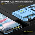 For Motorola Edge 40 Neo Armor PC + TPU Camera Shield Phone Case(Light Blue) - 3