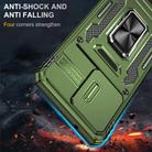 For Motorola Edge 40 Neo Armor PC + TPU Camera Shield Phone Case(Olive Green) - 2