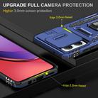 For Motorola Moto G84 Armor PC + TPU Camera Shield Phone Case(Navy Blue) - 3