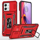 For Motorola Moto G84 Armor PC + TPU Camera Shield Phone Case(Red) - 1